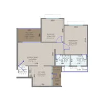 2 BHK Floorplan